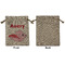 Flying Pigs Medium Burlap Gift Bag - Front Approval