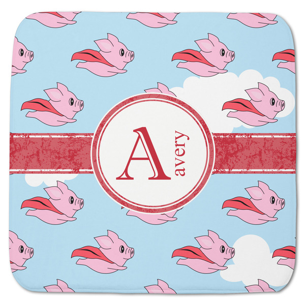 Custom Flying Pigs Memory Foam Bath Mat - 48"x48" (Personalized)