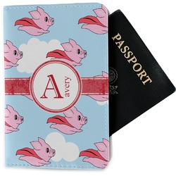 Flying Pigs Passport Holder - Fabric (Personalized)