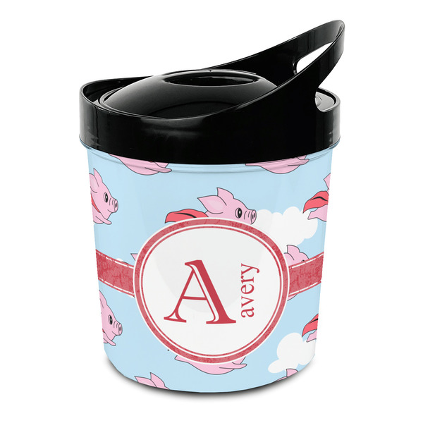 Custom Flying Pigs Plastic Ice Bucket (Personalized)