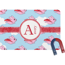 Flying Pigs Rectangular Fridge Magnet (Personalized)