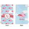 Flying Pigs Small Laundry Bag - Front & Back View