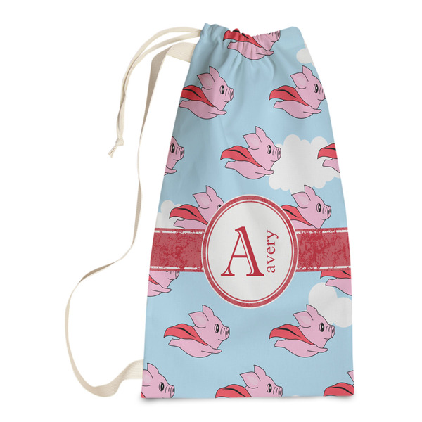 Custom Flying Pigs Laundry Bags - Small (Personalized)