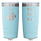 Flying Pigs Teal Polar Camel Tumbler - 20oz -Double Sided - Approval