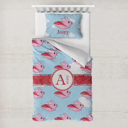 Flying Pigs Toddler Bedding Set - With Pillowcase (Personalized)