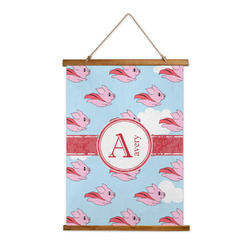 Flying Pigs Wall Hanging Tapestry - Tall (Personalized)