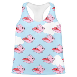 Flying Pigs Womens Racerback Tank Top - X Small