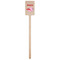 Flying Pigs Wooden 6.25" Stir Stick - Rectangular - Single Stick