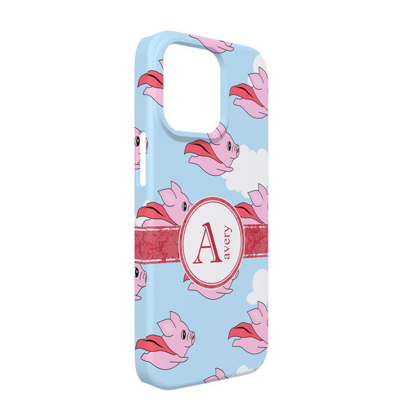 Custom Flying Pigs iPhone Case - Plastic - iPhone 13 (Personalized)