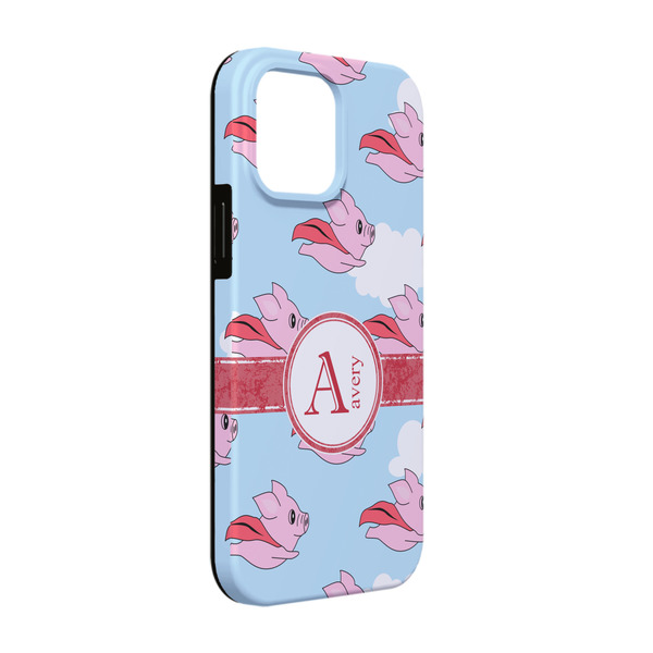 Custom Flying Pigs iPhone Case - Rubber Lined - iPhone 13 (Personalized)