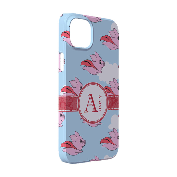 Custom Flying Pigs iPhone Case - Plastic - iPhone 14 (Personalized)