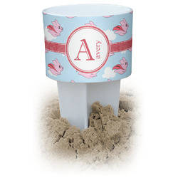 Flying Pigs White Beach Spiker Drink Holder (Personalized)
