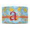 Rubber Duckies & Flowers 12" Drum Lampshade - FRONT (Fabric)