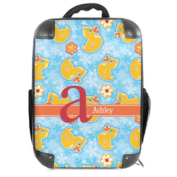Rubber Duckies & Flowers 18" Hard Shell Backpack (Personalized)
