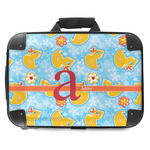 Rubber Duckies & Flowers Hard Shell Briefcase - 18" (Personalized)