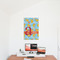 Rubber Duckies & Flowers 20x30 - Matte Poster - On the Wall