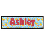 Rubber Duckies & Flowers Bar Mat - Large (Personalized)