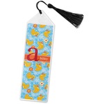 Rubber Duckies & Flowers Book Mark w/Tassel (Personalized)