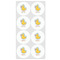 Rubber Duckies & Flowers Drink Topper - Medium - Set of 12