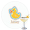 Rubber Duckies & Flowers Drink Topper - XLarge - Single with Drink