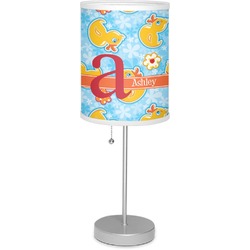 Rubber Duckies & Flowers 7" Drum Lamp with Shade (Personalized)