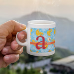 Rubber Duckies & Flowers Single Shot Espresso Cup - Single (Personalized)