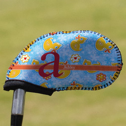 Rubber Duckies & Flowers Golf Club Iron Cover (Personalized)