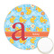 Rubber Duckies & Flowers Icing Circle - Medium - Front