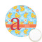 Rubber Duckies & Flowers Icing Circle - Small - Front