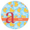 Rubber Duckies & Flowers Icing Circle - Small - Single