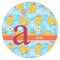 Rubber Duckies & Flowers Icing Circle - XSmall - Single