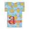 Rubber Duckies & Flowers Jersey Bottle Cooler - BACK (flat)