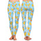 Rubber Duckies & Flowers Ladies Leggings - Front and Back