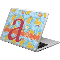 Rubber Duckies & Flowers Laptop Skin - Custom Sized (Personalized)