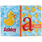 Rubber Duckies & Flowers Large Hard Cover Journal - Apvl