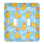 Rubber Duckies & Flowers Light Switch Cover (2 Toggle Plate)