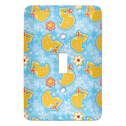 Rubber Duckies & Flowers Light Switch Cover (Single Toggle)