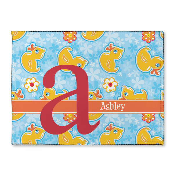 Custom Rubber Duckies & Flowers Microfiber Screen Cleaner (Personalized)