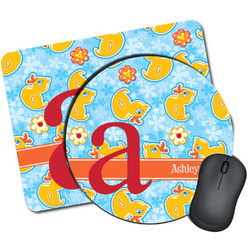 Rubber Duckies & Flowers Mouse Pad (Personalized)