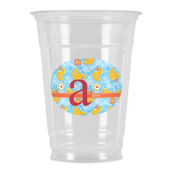 Custom Rubber Duckies & Flowers Party Cups - 16oz (Personalized)