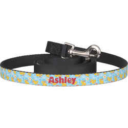 Rubber Duckies & Flowers Dog Leash (Personalized)