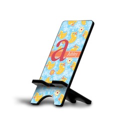Rubber Duckies & Flowers Cell Phone Stand (Large) (Personalized)