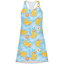 Rubber Duckies & Flowers Racerback Dress - Small