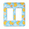 Rubber Duckies & Flowers Rocker Light Switch Covers - Double - MAIN