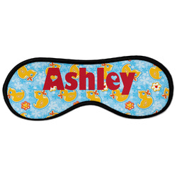 Rubber Duckies & Flowers Sleeping Eye Masks - Large (Personalized)