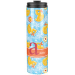 Rubber Duckies & Flowers Stainless Steel Skinny Tumbler - 20 oz (Personalized)