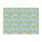 Rubber Duckies & Flowers Large Tissue Papers Sheets - Lightweight