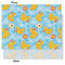 Rubber Duckies & Flowers Tissue Paper - Lightweight - Medium - Front & Back