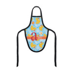 Rubber Duckies & Flowers Bottle Apron (Personalized)