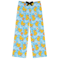 Rubber Duckies & Flowers Womens Pajama Pants - XL